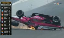 BREAKING: IndyCar 500 red flagged as two drivers slam into wall following horror crash